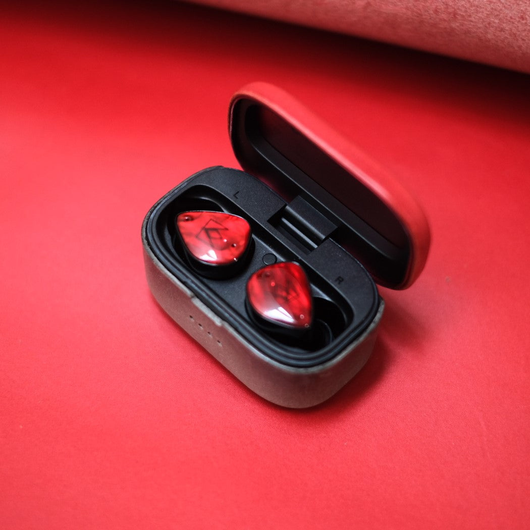 Personalized Custom Leather Case for Noble FoKus Amadeus Earbuds