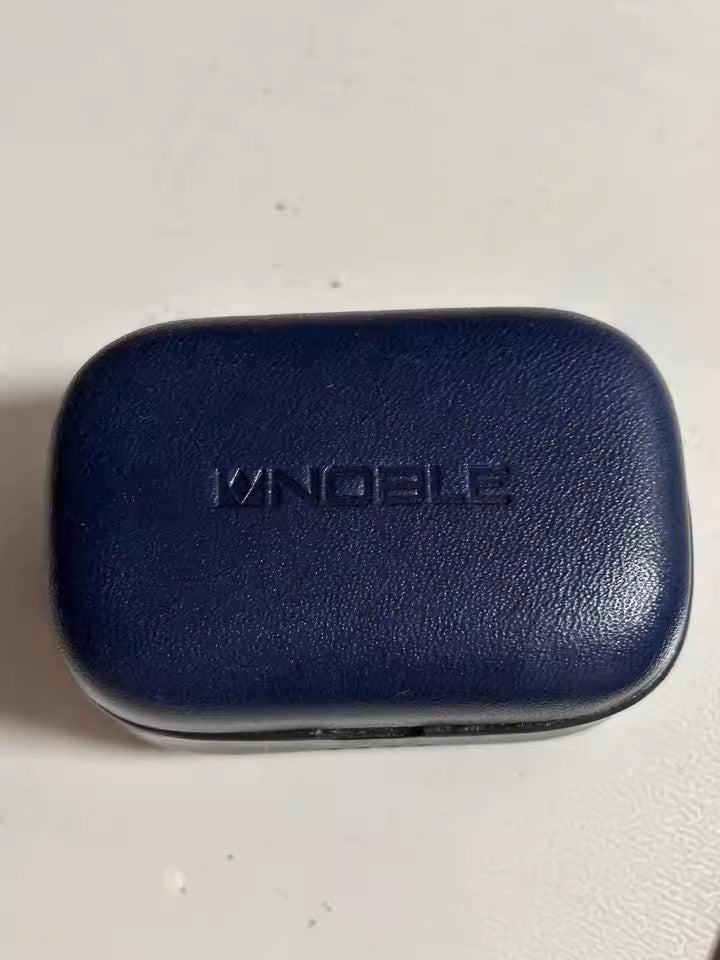 Handcrafted Customized Genuine Leather Wireless Earbuds Protective Case for Noble FoKus Prestige_customer_review_image_postive display