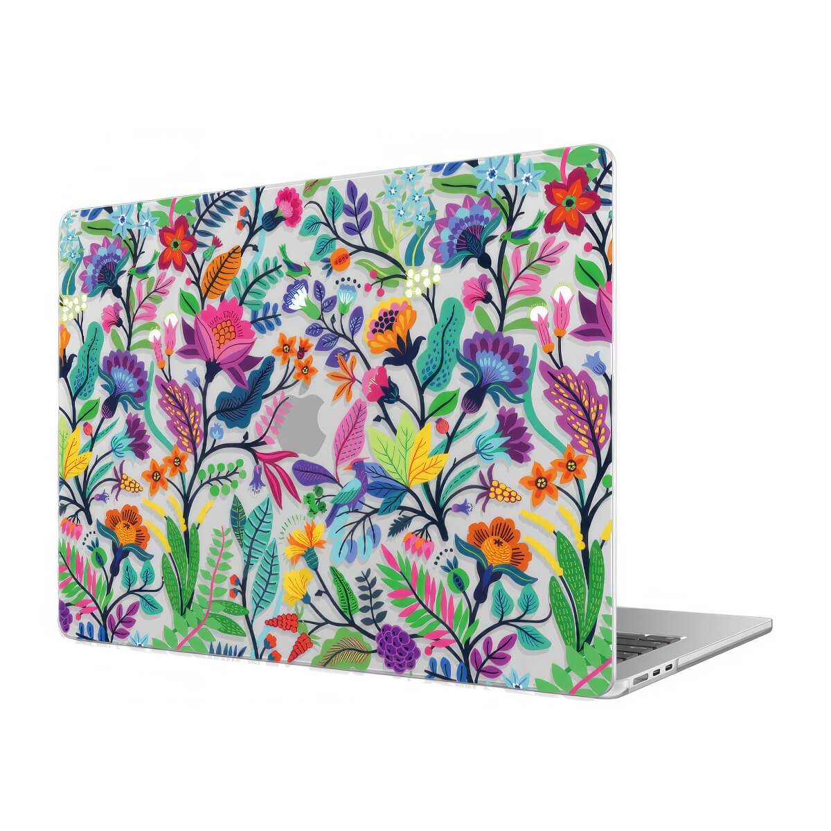 Zweiteilige Flora personalisiertes Muster Schutzhülle für Apple Macbook Air 15,3 Zoll M2 A2941 2023