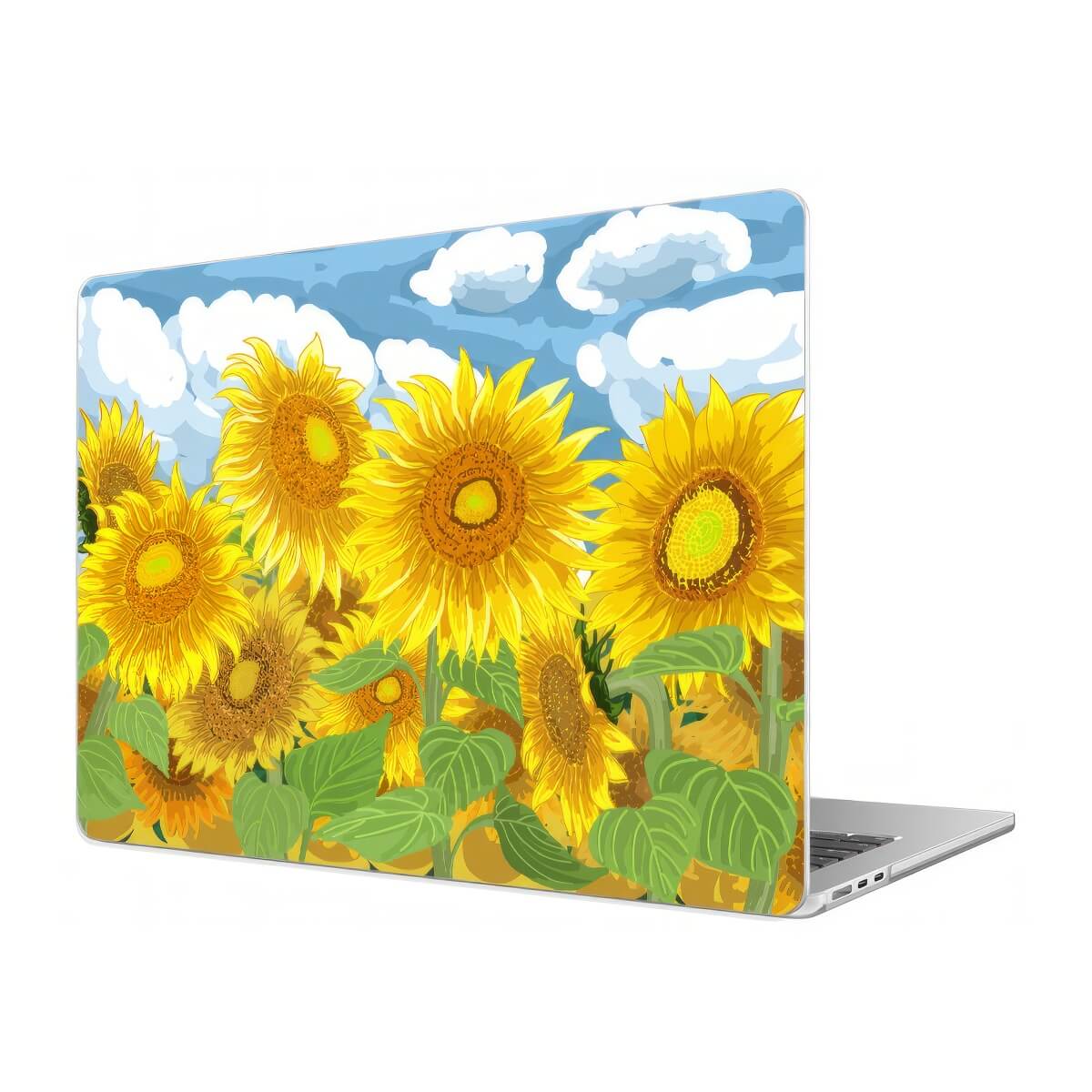 Two-piece Flora Personalized Pattern Protective Shell Case for Apple Macbook Air 15.3-inch M2 A2941 2023