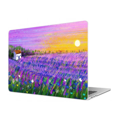 Zweiteilige Flora personalisiertes Muster Schutzhülle für Apple Macbook Air 15,3 Zoll M2 A2941 2023