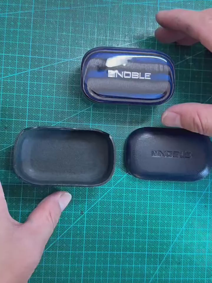 Handgefertigtes personalisiertes Echtleder-Etui für Noble FoKus Prestige Encore