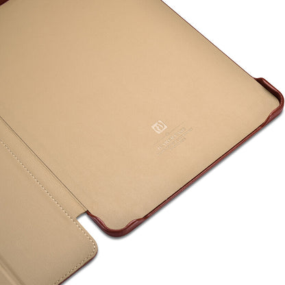 iPad Pro 11"/12.9" 2020 Cuero genuino vintage Despertar inteligente/ Dormir Folio Flip Triple pliegue Apoyo Estar Fundas