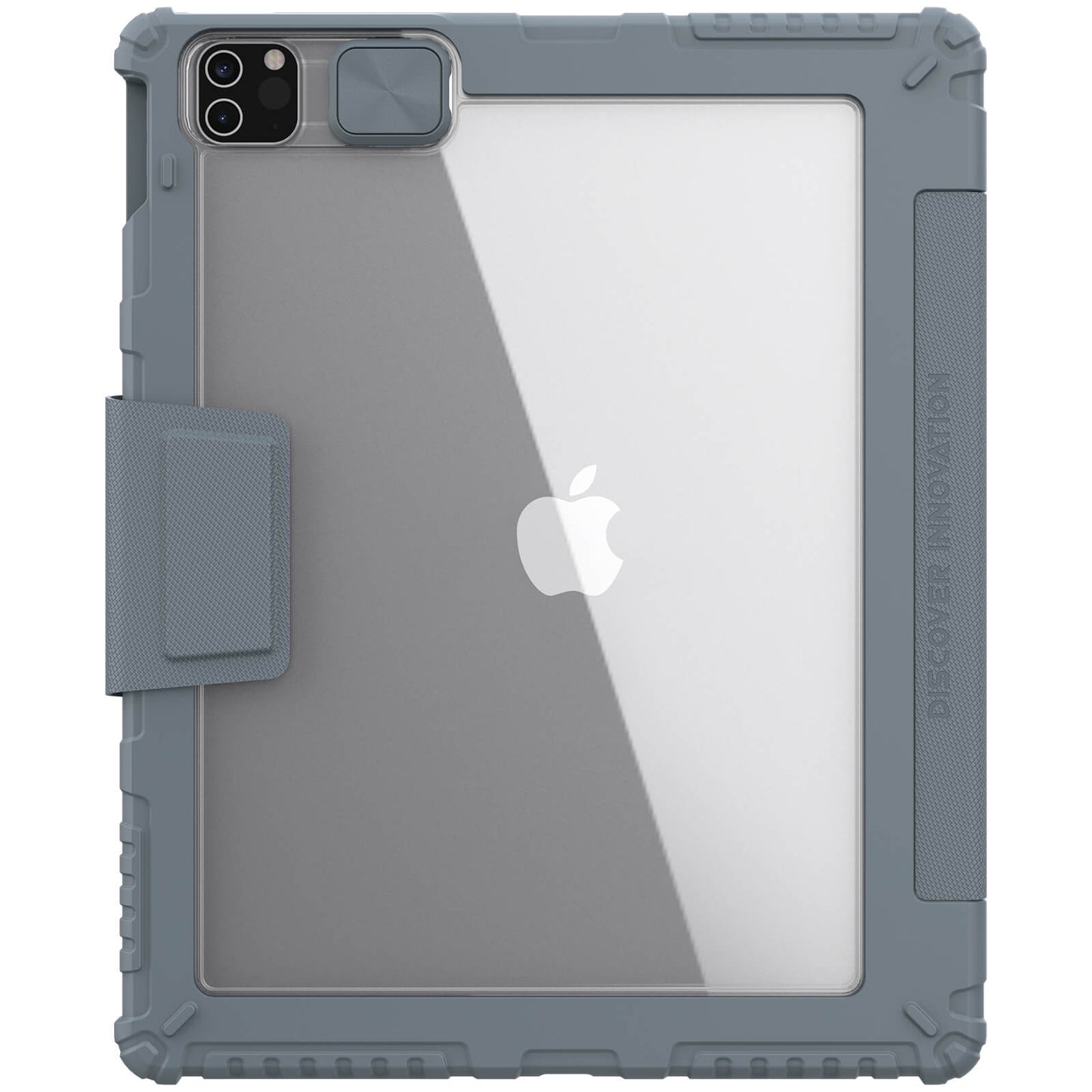 Fierce Armor rugged case for iPad Pro 11”/12.9" 2021 2020_back side_gray