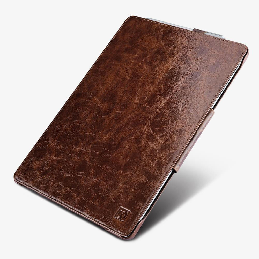 oil wax leather case for surface pro 2017 - side image