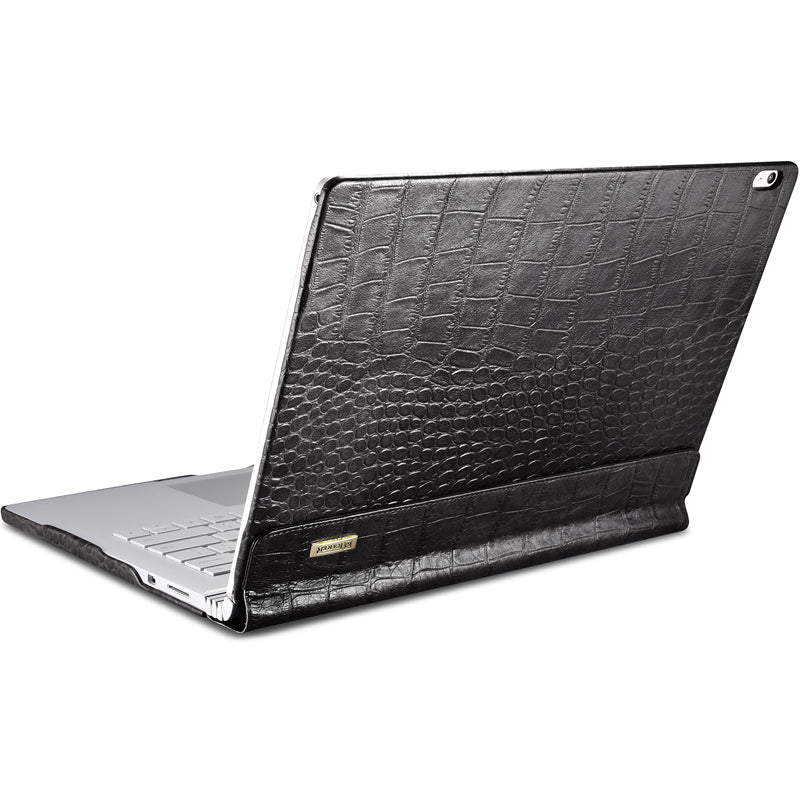Microsoft Surface Book 1/2 13.5" Crocodile Grain Genuine Leather Detachable Case | iCarer - Ronuo