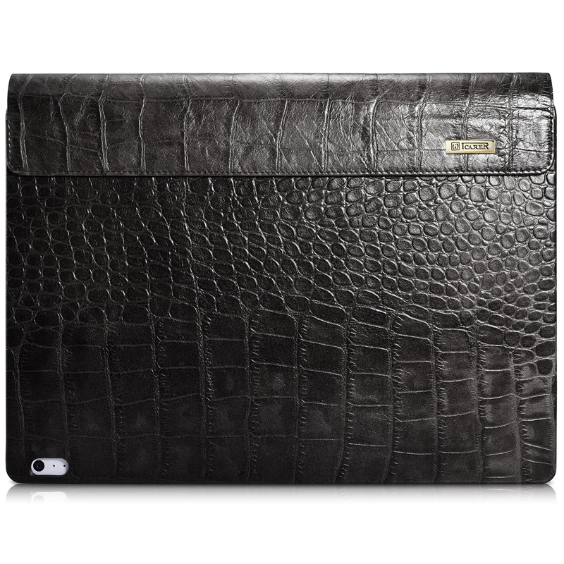 Microsoft Surface Book 1/2 13.5" Crocodile Grain Genuine Leather Detachable Case | iCarer - Ronuo