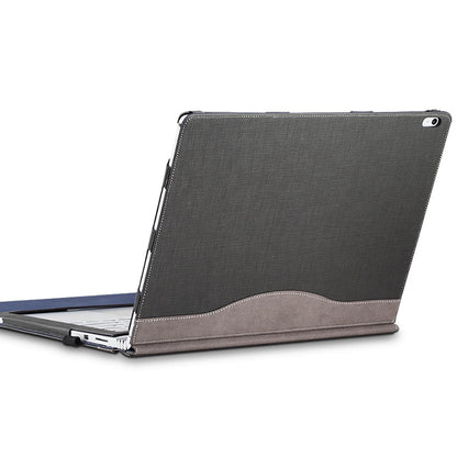 Microsoft Surface Book 2 13.5"/15" PU Leather Detachable Magnetic Protective Case with Elastic Bandage - Ronuo