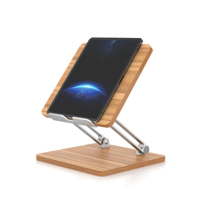Hölzerne Aluminium verstellbare Höhe Tablet Handy Stand für 7 - 13" Tablet AP-2DP