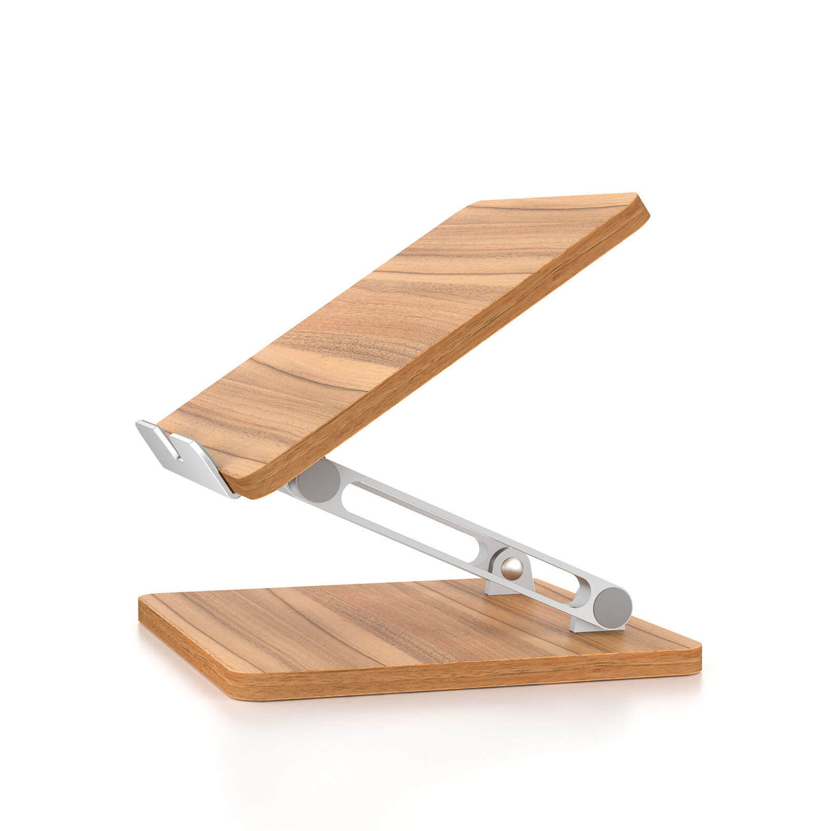 Tablet Aging Rack Wooden Aluminum Adjustable Stand for 7-13