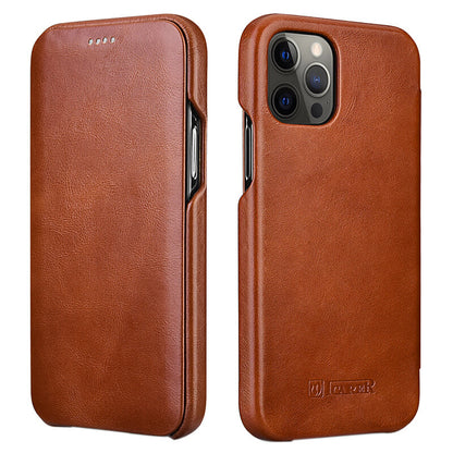iPhone 13 Pro max leather case_brown