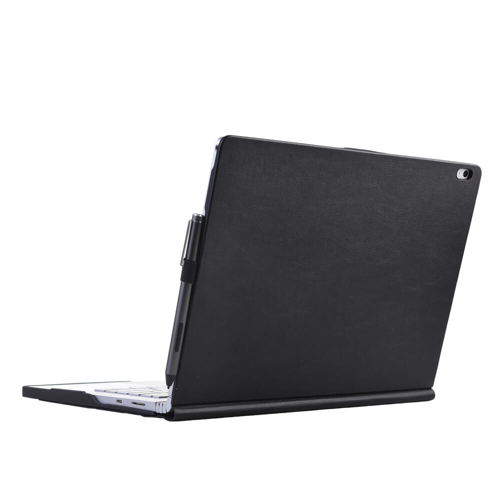 Surface Book 3/2/1 13.5" Vielseitiger Abnehmbarer 2-in-1 Magnetisch Faltbarer Verstellbarer Ständer Leder Tasche Hülle