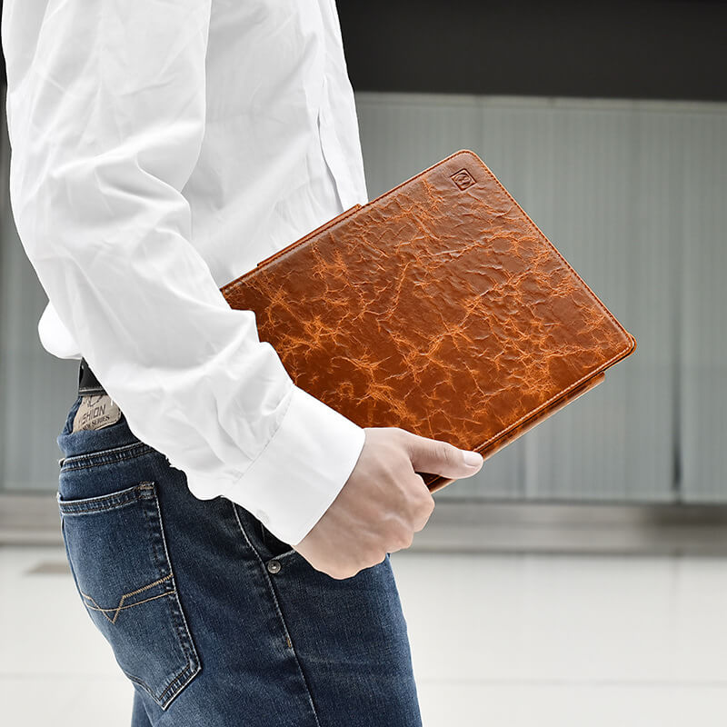 surface pro 7 leather case hand hold appearance